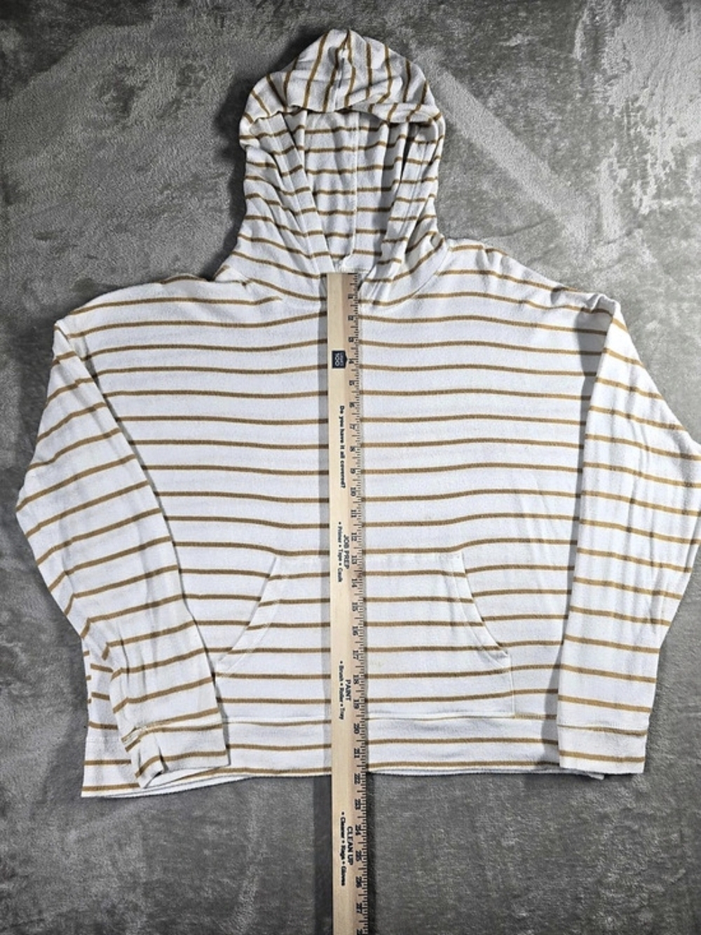 American Eagle Soft & Sexy Plush Striped Cowl Neck Top XL - Picture 5 of 13